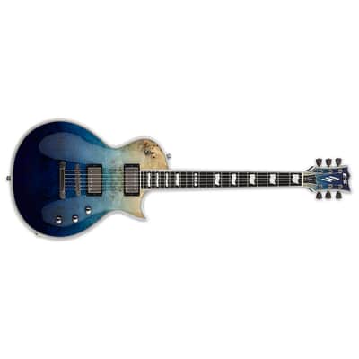 ESP E-II Eclipse - Ebony Fingerboard, Blue Fade Natural image 5