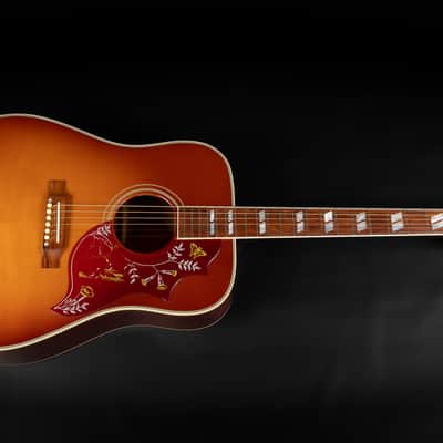 2008 Gibson Custom Shop Hummingbird TV True Vintage - Heritage Cherry Sunburst VOS | USA All Solid Square Shoulder 1960 Reissue Dreadnought Acoustic Guitar Limited Edition 1 of 167 Madagascar Rosewood | CoA OHSC image 3