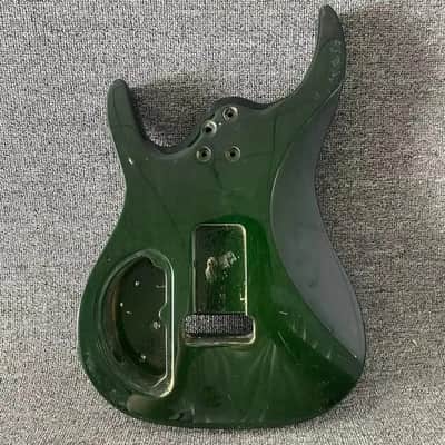 Green Flamed Maple Guitar Body DIY Project image 7