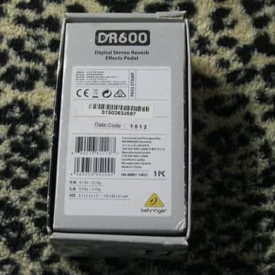 very near A+ (rarely used) Behringer DR600 Digital Reverb (Stereo), DR-600 + box, paperwork, battery, and strings image 19