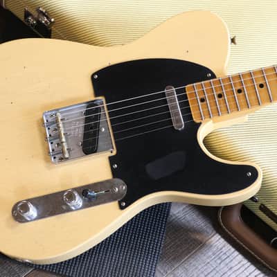 2025 Fender Custom Shop '50 Double Esquire Telecaster Electric Guitar Blonde Relic + COA OHSC image 4