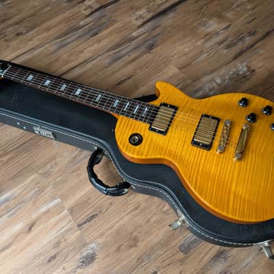 Gibson Les Paul Studio Plus 2003 Trans Amber Flame Top Very Clean W/OHSC image 8