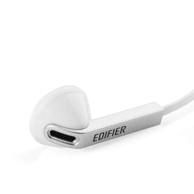 Edifier H190 Premium Earbuds - Classic Style Earbud Headphones - White image 2