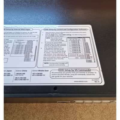 Extron DXP Series Digital Crosspoint Matrix Switcher - Matrix Switcher - Excellent image 8