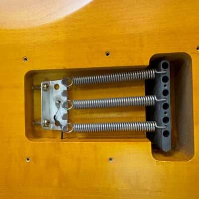 Custom-Modified Squier Stratocaster by Fender 2005 - Butterscotch satin finish image 10