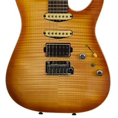 Tom Anderson Arc Angel Player Honey Shaded FM RW image 2