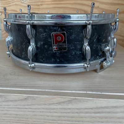 Premier  1960’s premier snare drum 1960’s Black marble imagen 2