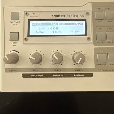 Access Virus TI Snow Desktop Digital Synthesizer 2008 - White