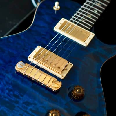 PRS 20th Anniversary Artist Top SingleCut Custom 22 Quilted Blue Brazilian Board 2007 image 22