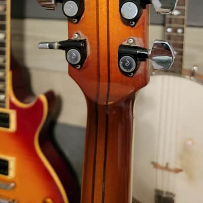 1956 Hofner President Electric Guitar 2 Pickup Cutaway Sunburst Nice Shape W/HSC image 10
