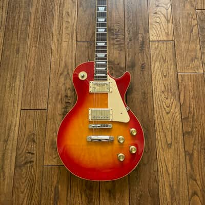Aria Pro II LS 450 Standard Electric Guitar Cherry Burst Matsumoku MIJ image 2