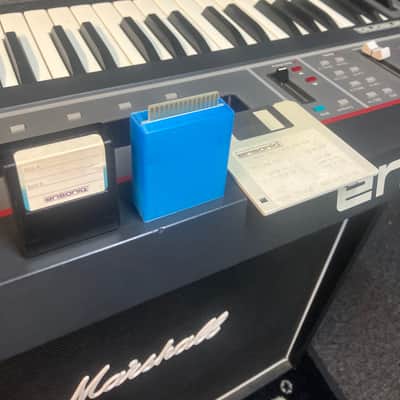 Immagine Ensoniq SQ-80 Cross Wave Synthesizer w/ RAM Cartridges 1988 - Black - 9