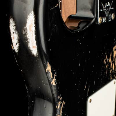 Fender Custom Shop Empire 59 Transition Stratocaster Heavy Relic - Faded Aged Black #19353 image 12