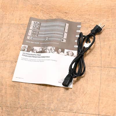 Behringer ULTRAGRAPH PRO FBQ3102 Dual 31-Band Graphic Equalizer CG01NNK image 13