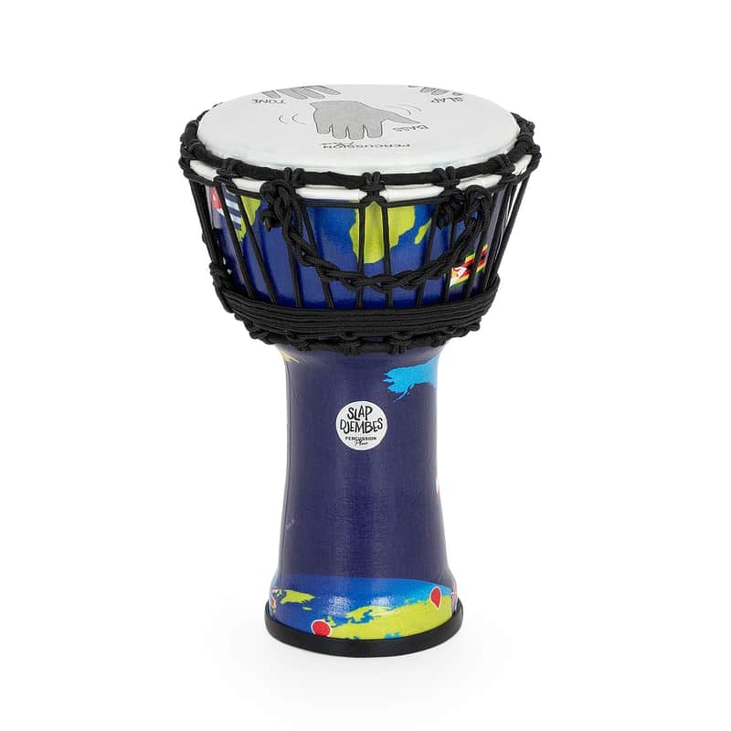 SLAP Djembe Rope Tuned- World Graphic - 10 inch (drumhead) Panyard image 1