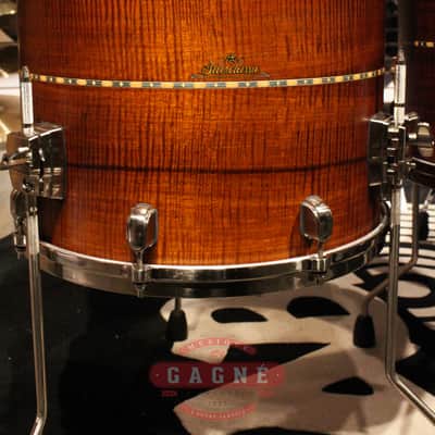 Tama Starclassic Bubinga Limited 6-piece Hawaiian Koa Drum Set image 2