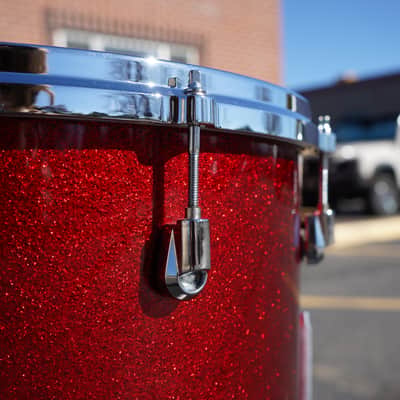 Yamaha/Japan AFT516 Maple Custom Absolute 16x16" Maple Floor Tom - Apple Sparkle Fade Lqr. image 10