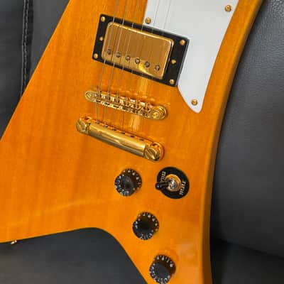 2000 Epiphone Moderne Limited Edition Korina Finish w/ Original Box – Made in Korea image 8