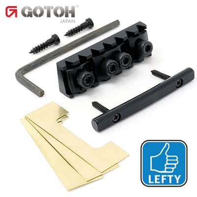 NEW Gotoh GLN-L-7 Locking Nut 7-String - Top Mount Type - 48mm LEFTY - BLACK