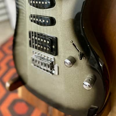 1990s Aria Pro II MA Series - Silver Burst - Shred Master Supreme image 2
