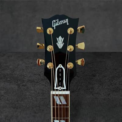 Gibson Custom Shop Dove Quilt Acoustic-Electric Guitar – Viper Blue image 11
