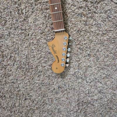 Squier/Fender Classic Vibe 70s Daphne Blue Jaguar partscaster image 7