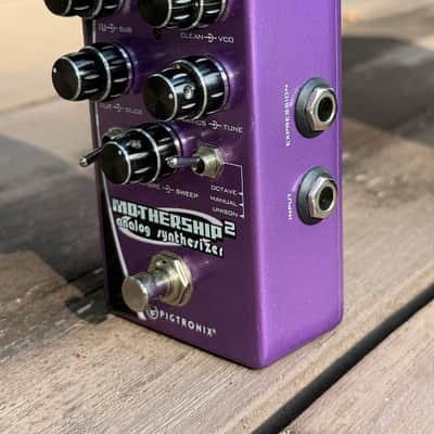 Pigtronix MS2 Mothership 2 Analog Synthesizer 2010s - Blue/Purple Graphic image 3