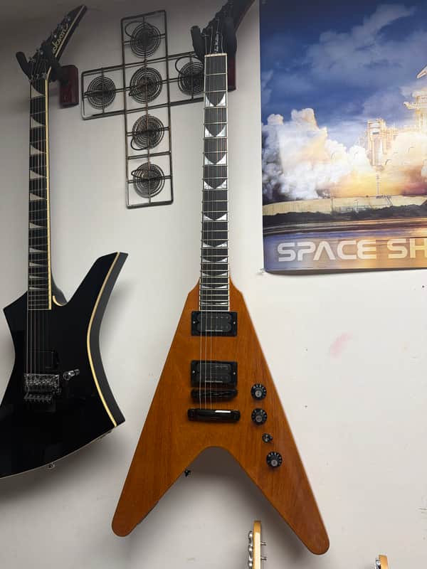 Gibson Dave Mustaine Signature "Rust in Peace" Flying V EXP 2021 - 2022 - Antique Natural
