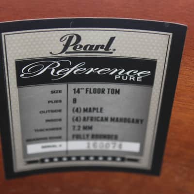 Pearl Reference Pure RFP903XP 2021 - Color #102 Natural Maple Gloss (Shell Pack) image 10
