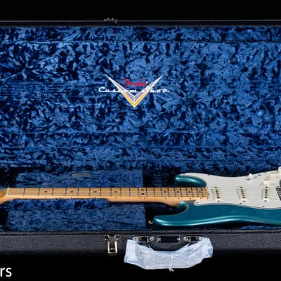 Fender Custom Shop 1968 Stratocaster DLX Closet Classic Aged Teal Green Metallic (188) image 7