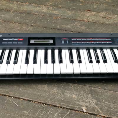 Roland Alpha Juno-1 49-Key Programmable Polyphonic Synthesizer 1985 - 1988 - Black image 4