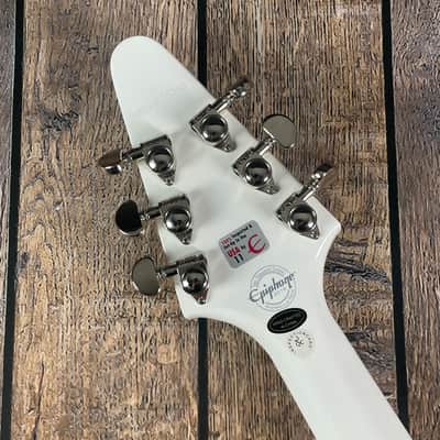 Epiphone Brendon Small Signature Snow Falcon Flying V (2018) image 5