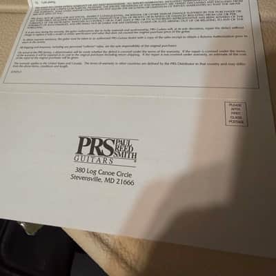 PRS Warranty Card Case Candy 1990's image 3