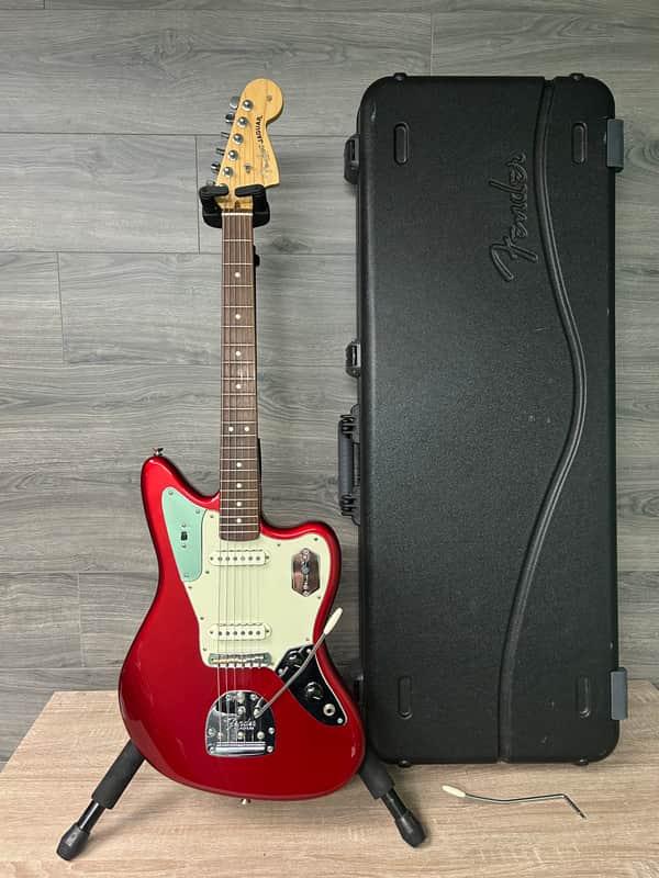 Fender American Professional Jaguar Candy Apple Red 2017 Electric Guitar #2511