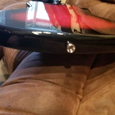 Silvertone 1478 Reissue Red Silver Flake Burst image 9