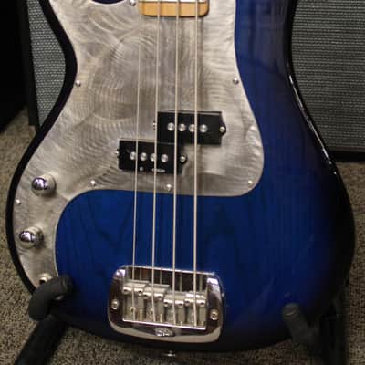 1991 G&L  SB-1 Left Handed Blueburst image 2