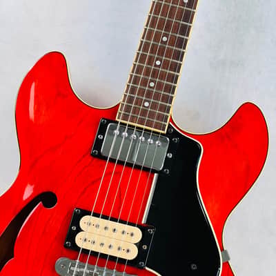 Yamaha SA-700 Super Axe 1977 - Transparent Red image 3