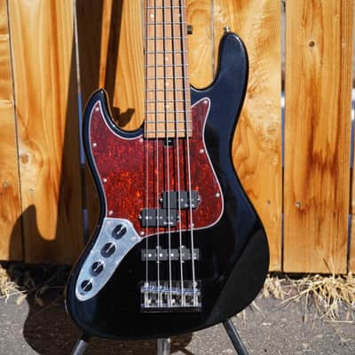 Sadowsky Metro Express Hybrid P/J Black High Polish Left Handed 5-String w/ Gig Bag image 5