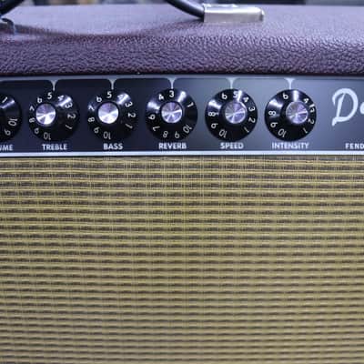 Fender '65 Deluxe Reverb Reissue "Fudge Brownie" FSR Limited Edition 22-Watt 1x12" Guitar Combo 2015 - 2016 - Brown image 3