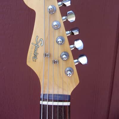 UPDATE: MIJ Squier LEFTY Strat, E6 serial, Duncan's, one knob, OG block/tuners, no stripe, Cipollina image 14