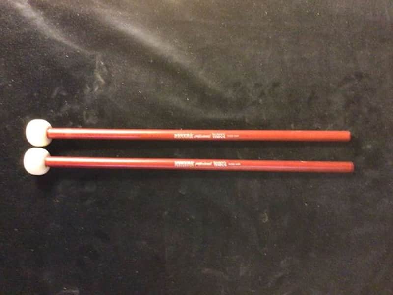 Rohema Percussion - Pro Series - Timpani Mallets Barock X-Hard Felt Disc (Made in Germany) Old Stock image 1
