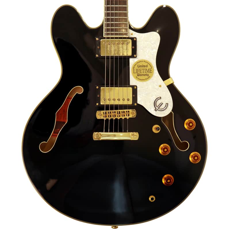 Epiphone John Lee Hooker Signature Boogie Man Sheraton 1999 - Ebony image 1