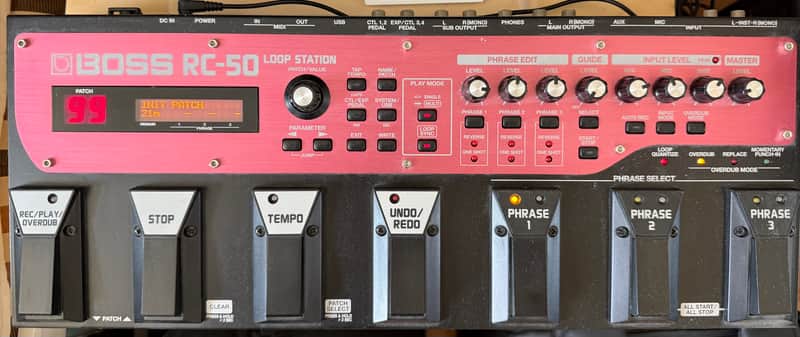 Boss RC-50 Loop Station 2006 - 2010 - Black and Red image 1