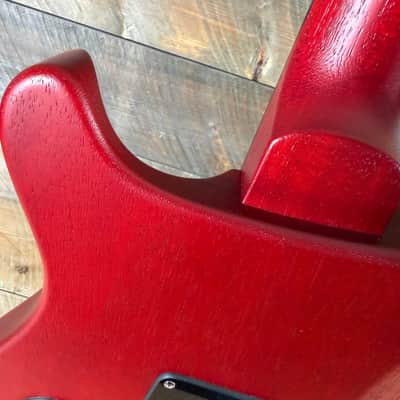 PRS S2 Wood Library Special Semi-Hollow Quilted Top Ebony Fretboard Satin Bonnie Pink Cherry Burst  S2088417 image 13