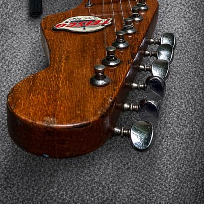 Vintage 1960s Teisco Del Rey MIJ Offset – Single Pickup, Original, Clean Player image 11