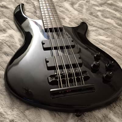 Dean Edge 8 - 8-String Double Course Bass - Active - 2006 - Black Gloss image 4