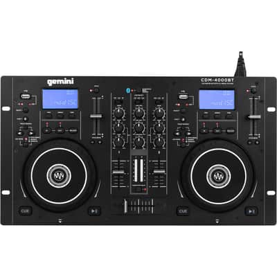 Gemini CDM-4000BT Dual DJ CD/USB Media Player w/Bluetooth/Mixer+Mic+Cable+Case image 7