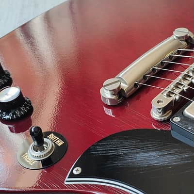 2014 Edwards (by ESP Japan) E-SG-120LT2 SG w/Seymour Duncan's (Cherry Red) image 6