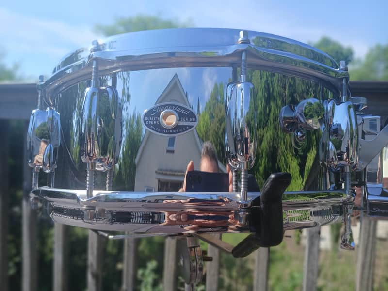 Slingerland slapshot 1980 - Chrome over wood image 1