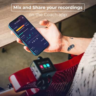 Roadie Coach | Learn Guitar, Ukulele & Singing | Portable Recorder with Dual Mics | Multi-Tool Tuner + MIDI Controller | AI Feedback on Performance image 7